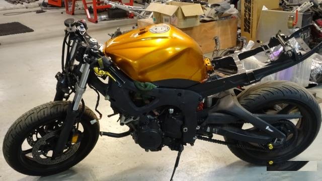 Yamaha R6 Ремонт рамы
