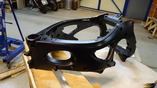Yamaha R6 Ремонт рамы