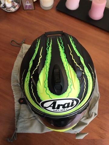 Мотошлем Arai RX-7V crutchlow-yellow S
