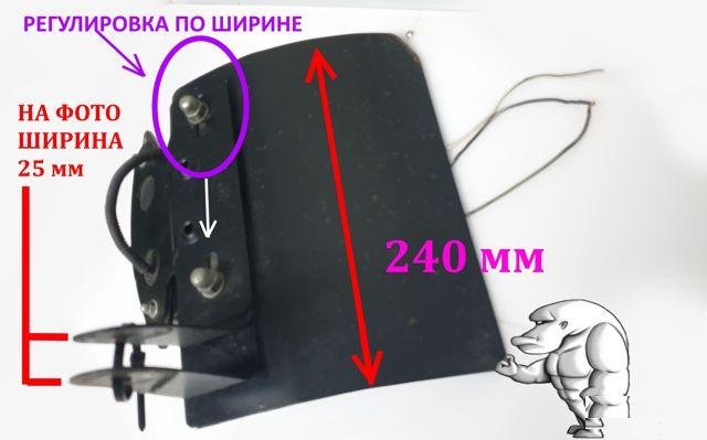 Кастом крепёж номера + стоп сигнал/габариты