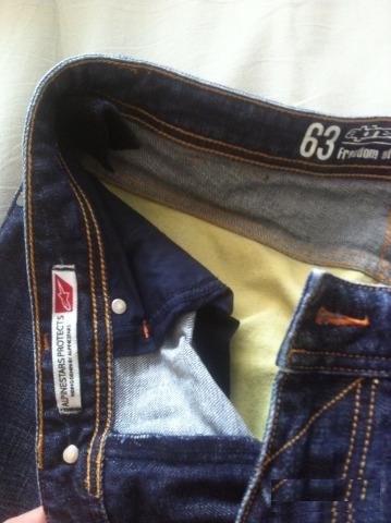 Мотоджинсы Alpinestars Crank Denim Pants, синий