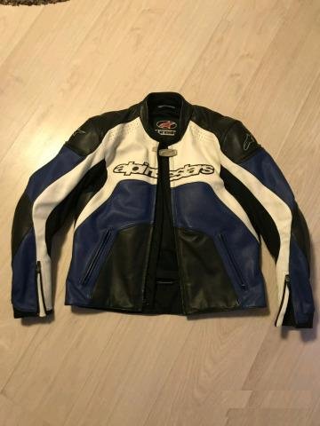 Кожаная мото куртка Alpinestars