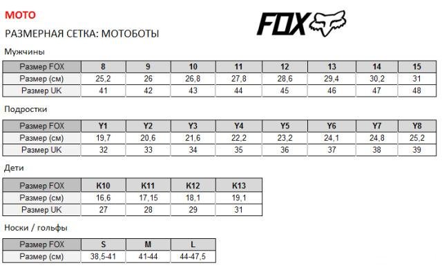Мотоботы Fox Comp 5
