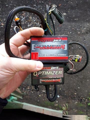 Power commander стоял на Ducati Diavel