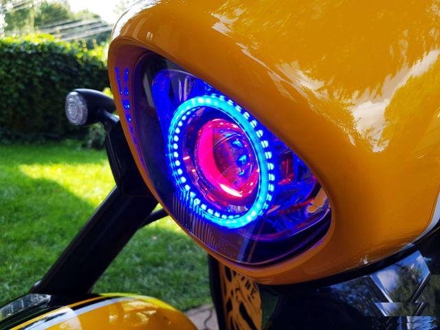 RGB фара Devil’s Eye3 для Suzuki M109R / VZR1800
