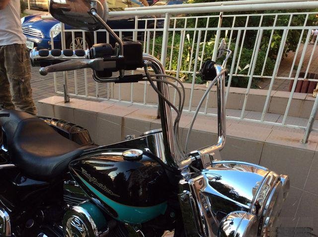 Руль 14 дюймов на Harley Davidson Road King