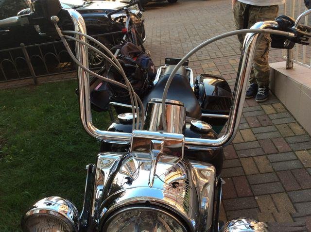 Руль 14 дюймов на Harley Davidson Road King
