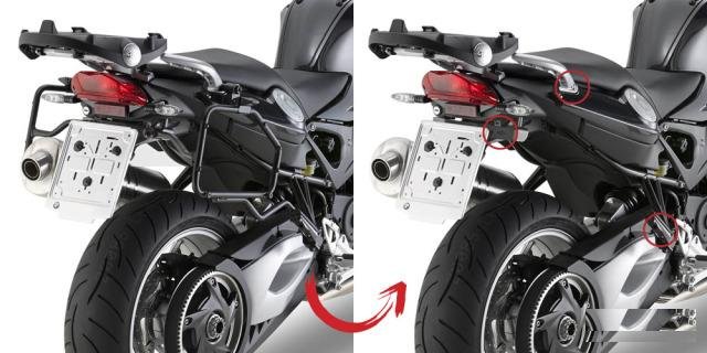 Крепеж боковых кофров BMW F800 GT (13-18)