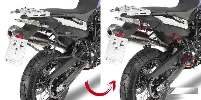 Крепеж боковых кофров BMW F650GS / F700GS / F800GS