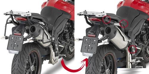 Крепеж боковых кофров Triumph Tiger Sport 1050