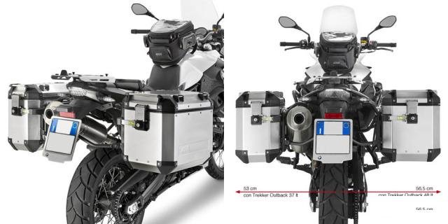 Крепеж боковых кофров BMW F650GS / F800GS / F750GS