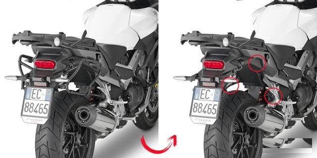 Крепеж боковых кофров Honda VFR 800 X Crossrunner