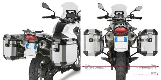Крепеж боковых кофров BMW G650 GS (11-17)