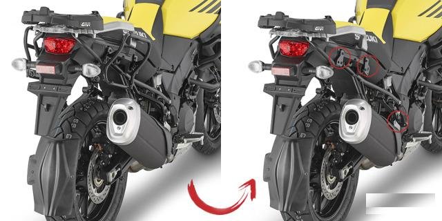 Крепеж боковых кофров Suzuki DL 1000 V-Strom 14-18