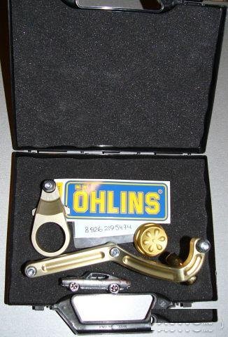 Kawasaki ZX6R 07-08 крепеж демпфера Ohlins