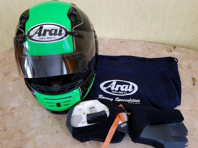 Мотошлем arai kawasaki Japan