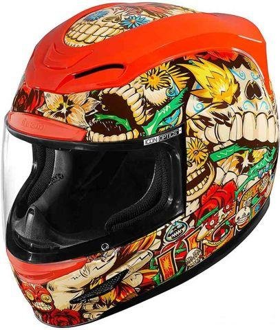 Мотошлем Icon Airmada Dia De Los Muertos XL61/62