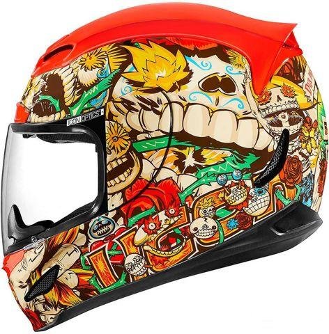 Мотошлем Icon Airmada Dia De Los Muertos XL61/62