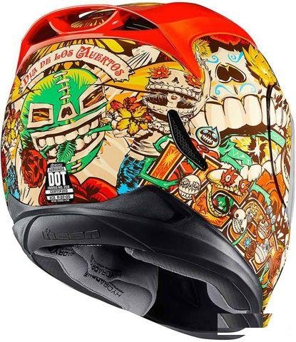 Мотошлем Icon Airmada Dia De Los Muertos XL61/62