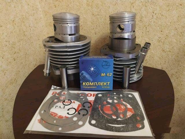Поршневая мотоцикла Урал аи92 чугун новые Комплект