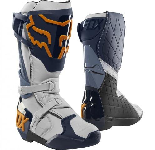 Мотоботы Fox Comp R Boot Navy/Orange