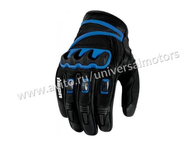 Перчатки icon compound short blue