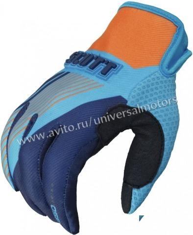 Перчатки Scott 350 Track blue/orange