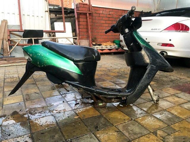 Разбор Suzuki Lets 2 кузов