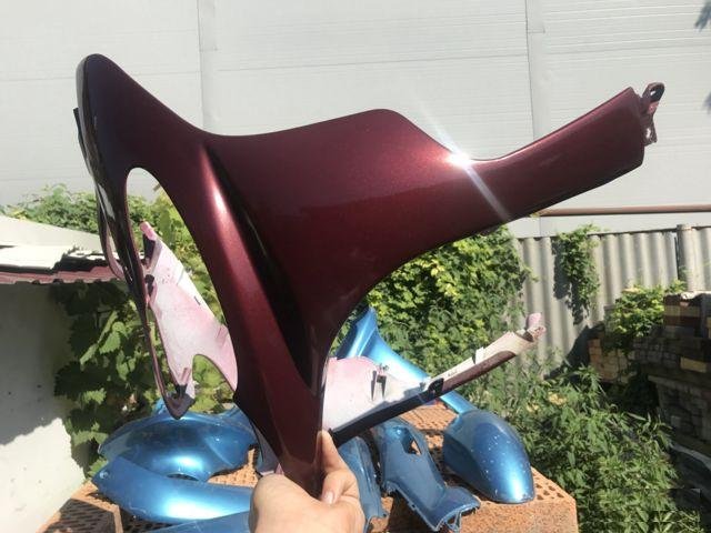 Разбор Suzuki Address 110 Передний обтекатель