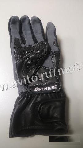 Перчатки Black Bike, высокие, кожа, все размеры