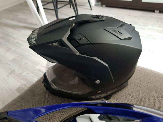 Мотошлем кроссовый FLY-HELMET-TREKKER-MATTE-BLACK
