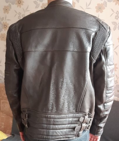 Мотокуртка из натуральной кожи XL
