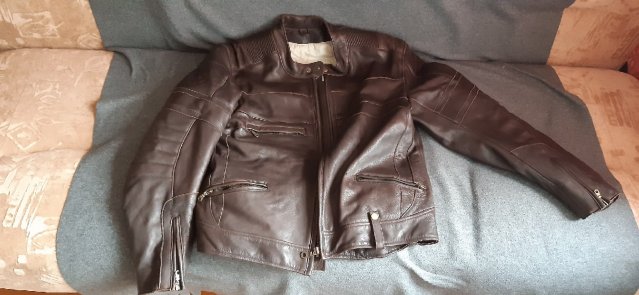Мотокуртка из натуральной кожи XL