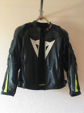 Мотокуртка кожаная мужская DAINESE SuperSpeed С2 (Б/У) р-р 48
