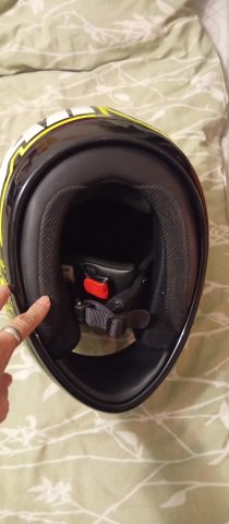 Мотошлем Интеграл Airoh Aster-x Skull / Желтый