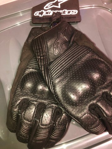 Мотоперчатки кожаные alpinestars Mustang v2 Gloves