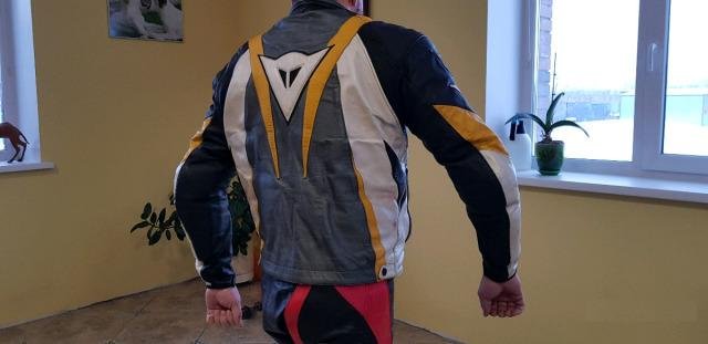 Мото куртка кожаная Dainese р.54-56