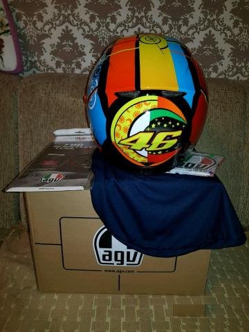 Шлем AGV K-3 SV VR46 Elements 2016 Replica