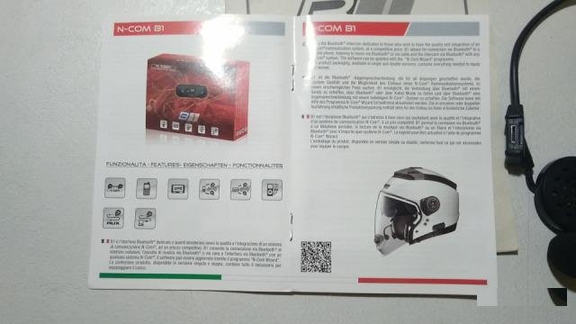 Мотогагнитура nolan B 1.4 bluetooth intercom N-COM