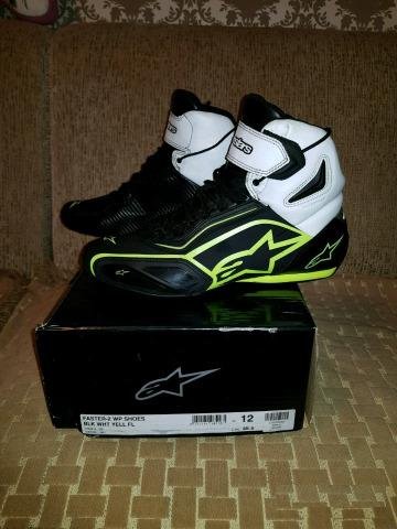 Мотоботы Alpinestars Faster 2, short boots waterpr