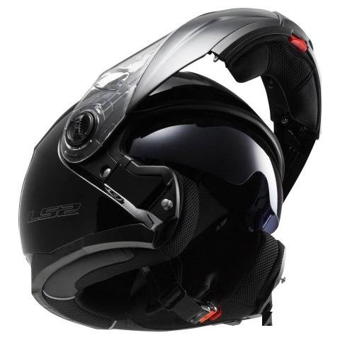 LS2 FF325 snow Solid (подогрев) шлем снегоходный