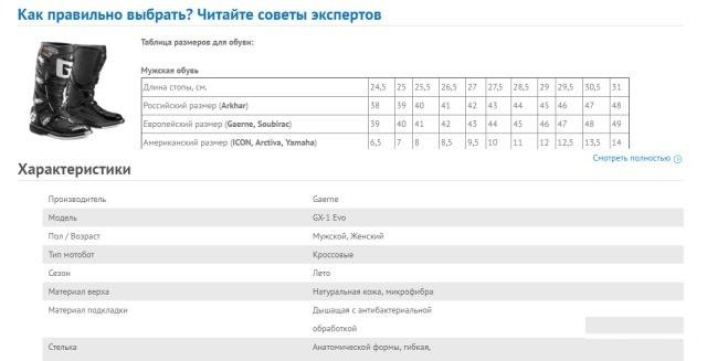 Мотоботы кроссовые Gaerne