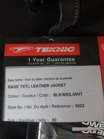 Мотокуртка teknic rage jacket, размер 50