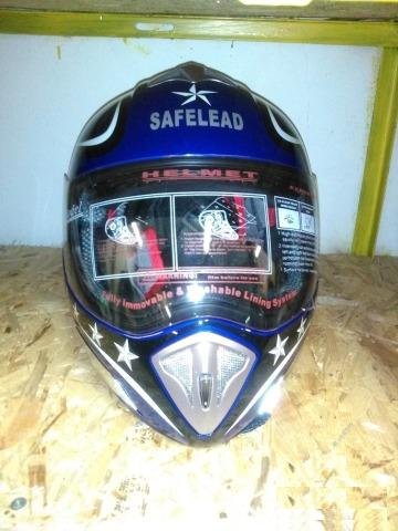 Шлем интеграл Safelead LX-180 синий