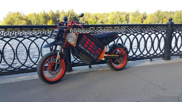 Электробайк tesla