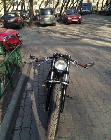 Кастом-байк Yamaha sr 400 (cafe racer)