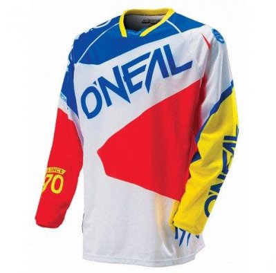 Джерси Oneal Hardwear flow красно-синяя