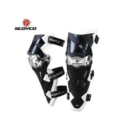 Наколенники Scoyco, Черно-белые