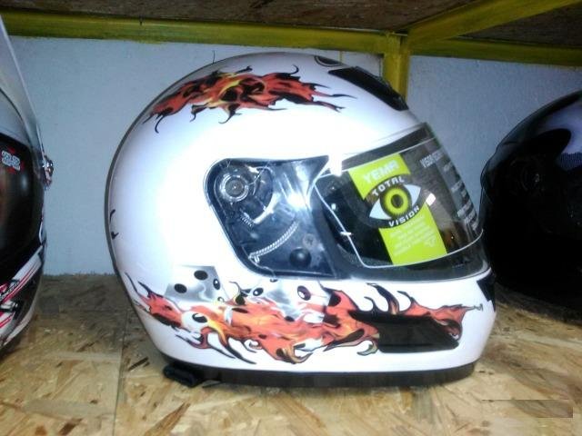 Шлем интеграл yema helmet белый