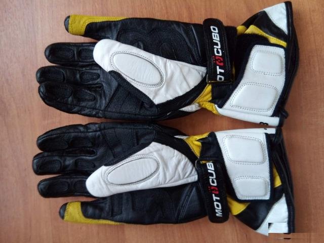 Мотоперчатки кожаные motocubo